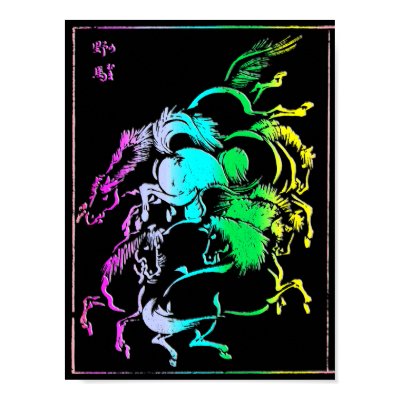 19b   Group of Horses Posters by VintagePets