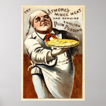 19C. Atmores Pies + Plum Pudding Poster