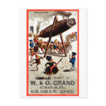 19C Vintage Grand Cigar Post Cards