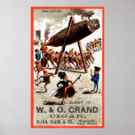 19C Vintage Grand Cigar Posters