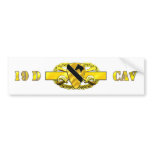 19D 1st Cavalry Division Bumper Sticker
