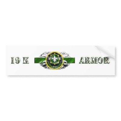 19K 2nd Armored Calvary Regiment Bumper Stickers by sapperzulu