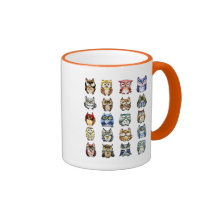 19Owls and 1Cat Coffee Mug