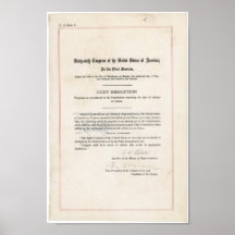 19th Amendment Print