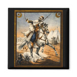 19th C. Arabian Warrior Fridge Magnet