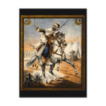 19th C. Arabian Warrior Post Cards