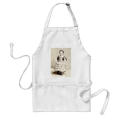 19th C. Defiant Little Girl Aprons by historicimage