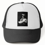 19th C. Girl Blowing Soap Bubbles Trucker Hats