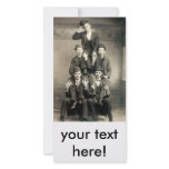 19th C. Human Pyramid Picture Card