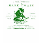 19th C. Marks Twains Jumping Frog, green t-shirts