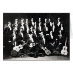 19th C Mens Musical Group Greeting Cards