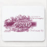 19th C. Oysters, purple Mousepad