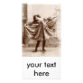 19th C. The Curtsy Photo Card Template