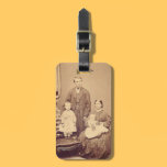 19th Century Family Luggage Tag luggage tags