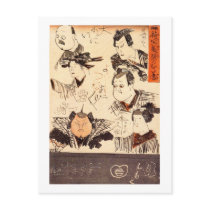 19th Century Japanese Graffiti postcards