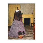19th Century Plaid Dress Post Cards