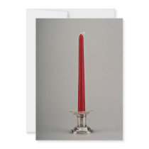 19th century silver candlestick, Vienna, Austria Personalized Announcements