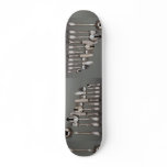 19th century silver cutlery, Warsaw, Poland Skate Board Deck