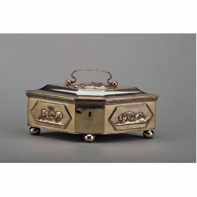 19th century silver sugar bowl, Warsaw, Poland Photo Sculpture by inspirelove