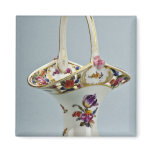 19th century vase, Vienna, Austria  flowers magnets