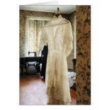 19th Century Wedding Dress Cards