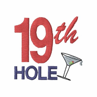 19th Hole Embroidered Polo Shirt