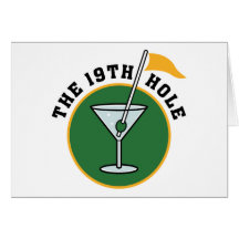 19th Hole Greeting Cards