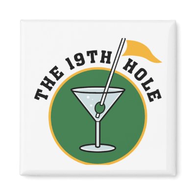 19th Hole Fridge Magnet by sports_tshirts