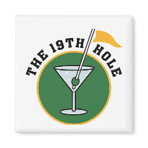 19th Hole Fridge Magnet