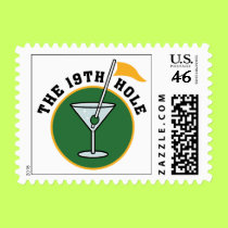 19th Hole postage by sports_tshirts 19th Hole postage