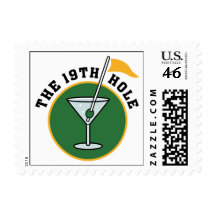 19th Hole Postage Stamp