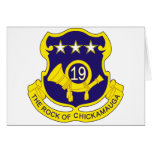 19th Infantry Regiment Card