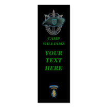 19th special forces green berets group bookmarkers business cards