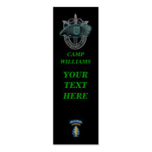 19th special forces green berets group bookmarkers business cards