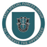 19th Special Forces Group stickers