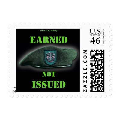 19th Special Forces veterans Green Berets Postage by willeboy