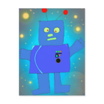 1-01 robot postcards by KatAnnette 1-01 robot postcards