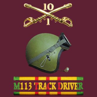 1/10th Cavalry M113 Driver Front & Back Shirt shirt