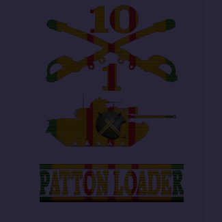 1/10th Cavalry M48A3 Patton Loader Shirt zazzle_shirt