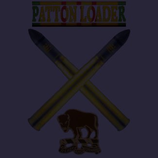 1/10th Cavalry M48A3 Patton Loader Shirt zazzle_shirt