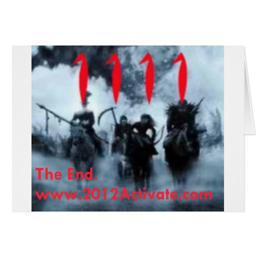 1 1 1 1 - 4 horsemen card