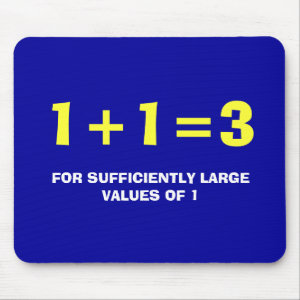 1+1=3 MOUSE PADS