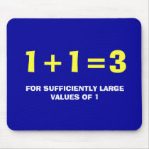 1+1=3 mousepads