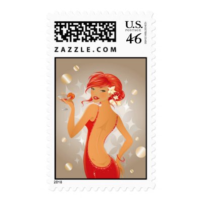 1 (1) POSTAGE STAMP by CreativeColours