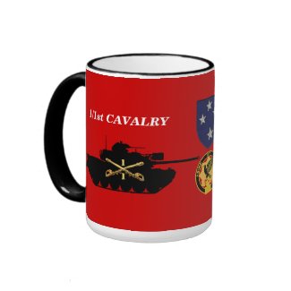 1/1st Cavalry M48A3 Patton Mug mug