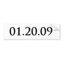 1 20 09 bumper sticker bumper stickers