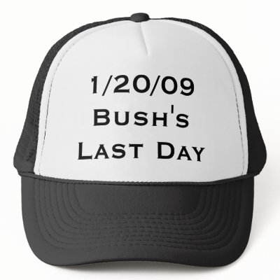 1/20/09: Bush's Last Day Mesh Hats by carolinablue