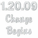1.20.09 Change Begins Embroidered Sweatshirt embroidered shirts by democrattotheend 1.20.09 Change Begins Embroidered Sweatshirt embroidered shirts