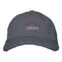 1.20.09, I was there! Embroidered Hat embroidered hats