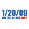 1/20/09 Das Ende eines Fehlers sticker